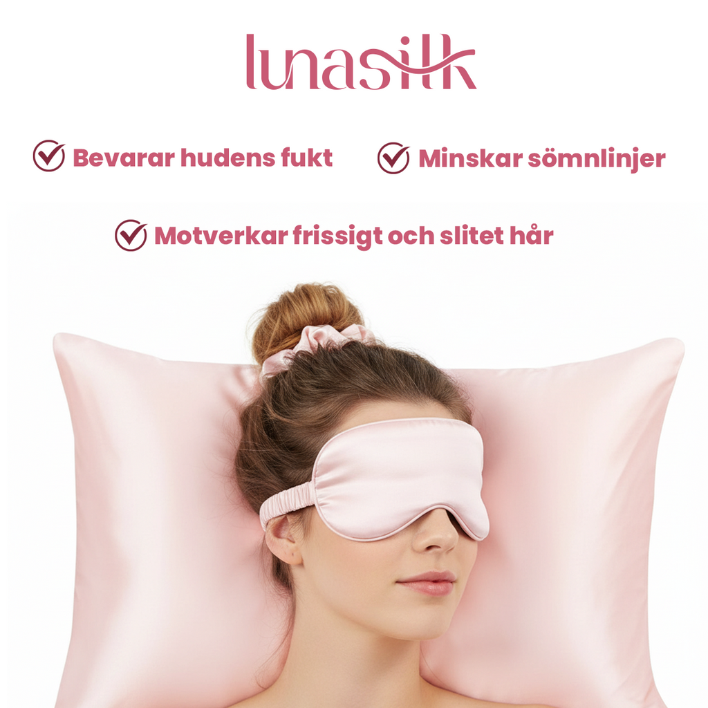 LunaSilk – Silkes-örngott som skyddar hud & hår