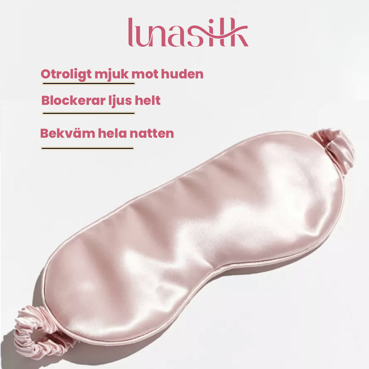 LunaSilk – Silkes-örngott som skyddar hud & hår