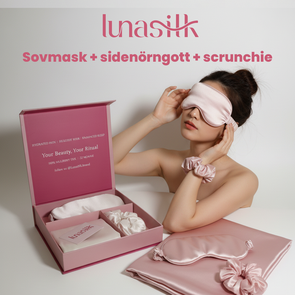 LunaSilk – Silkes-örngott som skyddar hud & hår
